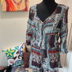 Multicolored Romper